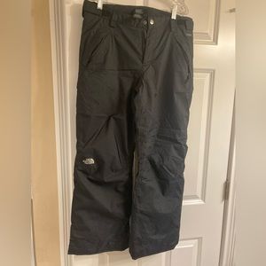 North Face youth XL snow pants, black